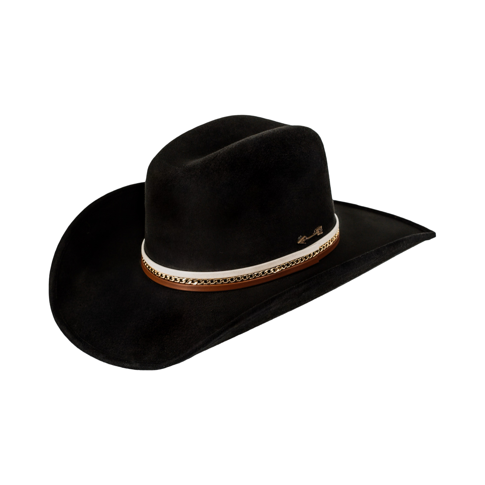 gold and arrow stacked band